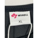 WIHOLL Long Sleeve Women Dress Boat Neck Zip Back Mini Bodycon Fitted Black XL Photo 3