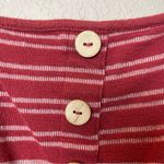 Caution to the Wind  Red Striped Mini Dress Size S Photo 2