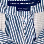 Ralph Lauren Sport Blue & White Stripe Seersucker Shorts Size 8 Photo 5