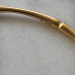 NWOT Julie Vos bamboo Gold Bangle Bracelet Photo 2