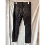 Mother the Looker Ankle Fray Jean in Burning Out Lanterns Size 27 Black Photo 1