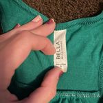 Bella Canvas green bridesmaid tank top S Photo 3