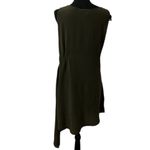 Haute Hippie Haute Hippe Olive Green 100% Silk Tunic/Top/Dress(Size Medium) Photo 4