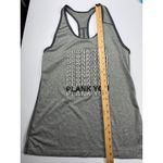 BCG Gray Racerback Tank Top Athletic Workout Fitness‎ Plank You S Photo 3