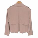 BB Dakota  Womens Open Front Waterfall Draped‎ Long Sleeve Blazer Jacket Pink XS Photo 4