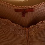 Buckle Red by BKE Metallic Lace Top in Cognac Photo 5