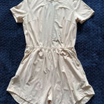 Lululemon  Women's‎ Lightweight High Neck Romper Shorts Prosecco Size 10 Photo 0