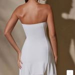 Oh Polly  Bandeau Neckline Mini Dress White Photo 1