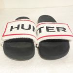 Hunter  Womens Size 9 Slide Sandals Original Terry Adjustable Logo Photo 3