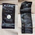 Kuhl  Kiley Shirt Dress Organic Cotton Blend Size Medium Birch/Plaid Trim Photo 10