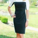 Ralph Lauren  Two-tone Short Party Cocktail Dress - 4 Photo 0