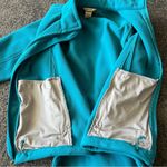 Duluth Trading Company Co. Fleece jacket turquoise blue full zip Photo 5