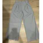 NEW High Waisted Career Waffle Dress Pants Trousers Pockets S Gray Photo 6
