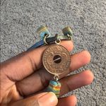 Boho Leather Cord Necklace w/ East Africa 1941 Coin Photo 3