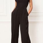 superdown  Victoria Ruffle Sleeveless Jumpsuit In Black Photo 2