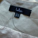 Lulus Mairi Beige Linen Button-Front Sleeveless Mini Dress Photo 8