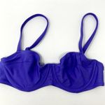 Aerie  Purple Real Good Unlined Underwire Classic Summer Bikini Top 34C Photo 0