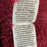 PINK - Victoria's Secret  • Burgundy Maroon Fuzzy Teddy Half Zip Pullover Photo 4