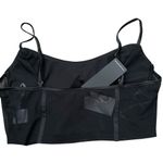 Privy Black Rhinestone Faux Corset Top Photo 9