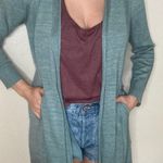 Soft Surroundings Cozy Teal Long Cardigan Size Medium Photo 1