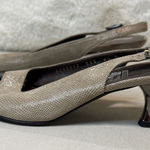 Salvatore Ferragamo Ferragamo peep toe sling back mirror heels Photo 0