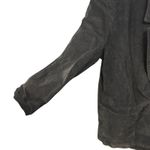 August Max Woman Vintage Black Suede Leather Blazer Jacket‎ Size 18 Career Photo 3