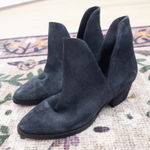 Free People  Womens Boots Size 36.5 Black Charm Suede Ankle Western Boho Festival Photo 0