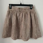 Suede Skirt Tan Size 4 Photo 2
