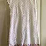 Calypso St. Barth  Sashka V-Neck Embroidered Dress, Coconut XS *FLAWED Photo 7