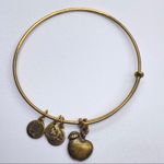 ALEX AND ANI  Gold tone Apple Bangle Bracelet Photo 1