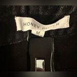 Honey Punch  black denim mini skirt size M Photo 5