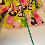 Etcetera  Canvas Cotton Floral Print‎ Blazer Size 8 Dopamine 80s Office Vintage Photo 13