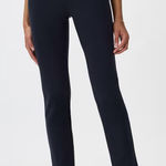 Quince Ultra-Stretch Ponte Straight Leg Pants Navy Blue Medium Photo 0