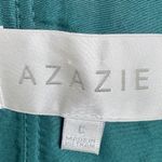 Azazie One Shoulder Emerald Green Formal Gown Bridesmaid Dress Size C Photo 3