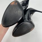 Gucci  Black Leather Curved Kim Lace Up Ankle Boots 39.5 Photo 9