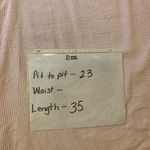 Charlie Paige  Dress XL Pink White Stripe Mini Sleeveless 100% Cotton Side Zip Photo 6