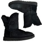 UGG  Leather Bailey Marino Boots Black Size 6 Photo 0