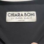 Chiara Boni NEW NWT  La Petite Robe Madalina MM Bis Flower Belt Midi Dress Black Photo 8