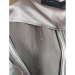 Elie Tahari  Blazer Tan Wool Silk Blend Braided Detail Woman's Size‎ Large Photo 10