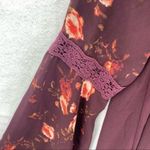 Hint of Mint Floral Chiffon Flare Sleeve Dress Photo 5