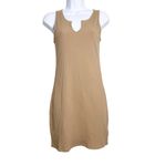 American Eagle Ribbed Knit Tan Sleeveless Mini Dress Size M Photo 1