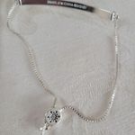 Chloe + Isabel  Silver Lead with Courage Adjustable Bracelet Photo 4