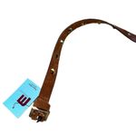 NWT MATRINA MORI MADE IN ITALY SUEDE GENUINE LEATHER STUD ALL OVER BELT Photo 3