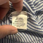 Zanzea  Loose Striped Button Maxi Shirt Dress Plus Size XXL Blue White Coastal Photo 3