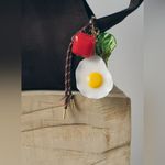 ZARA  multi  charm keychain (missing egg) Photo 2