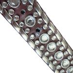 Women’s‎ Rhinestone Cowgirl Rodeo Studded Belt size SM Brown Photo 3