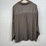 GapBody Satin Pajama Set Cashmere Dot Print Size Xlarge Brown Photo 5