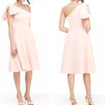 Gal Meets Glam Yvonne One Shoulder Bow Dress in Light Pink Photo 9