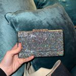 Edie Parker Star Glitter Clutch Silver Photo 1