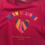 Farm Rio  Red Heart Graphic Sweatshirt Dress Warm Welcome Photo 8